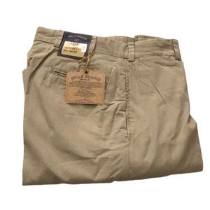 NWT Mens Size 31 Bills Khakis M1 Flat Front Poplin Chino Pants NEW